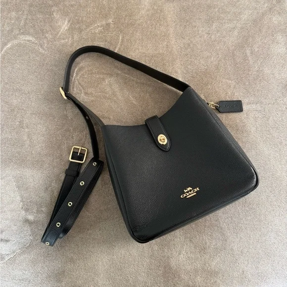 COACH Hadley Convertible Crossbody Bag w/ Gold Accent - Picture 2 of 12